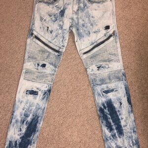 Men's rock revival jeans